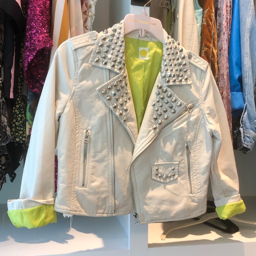 Nasty Gal studded leather jacket